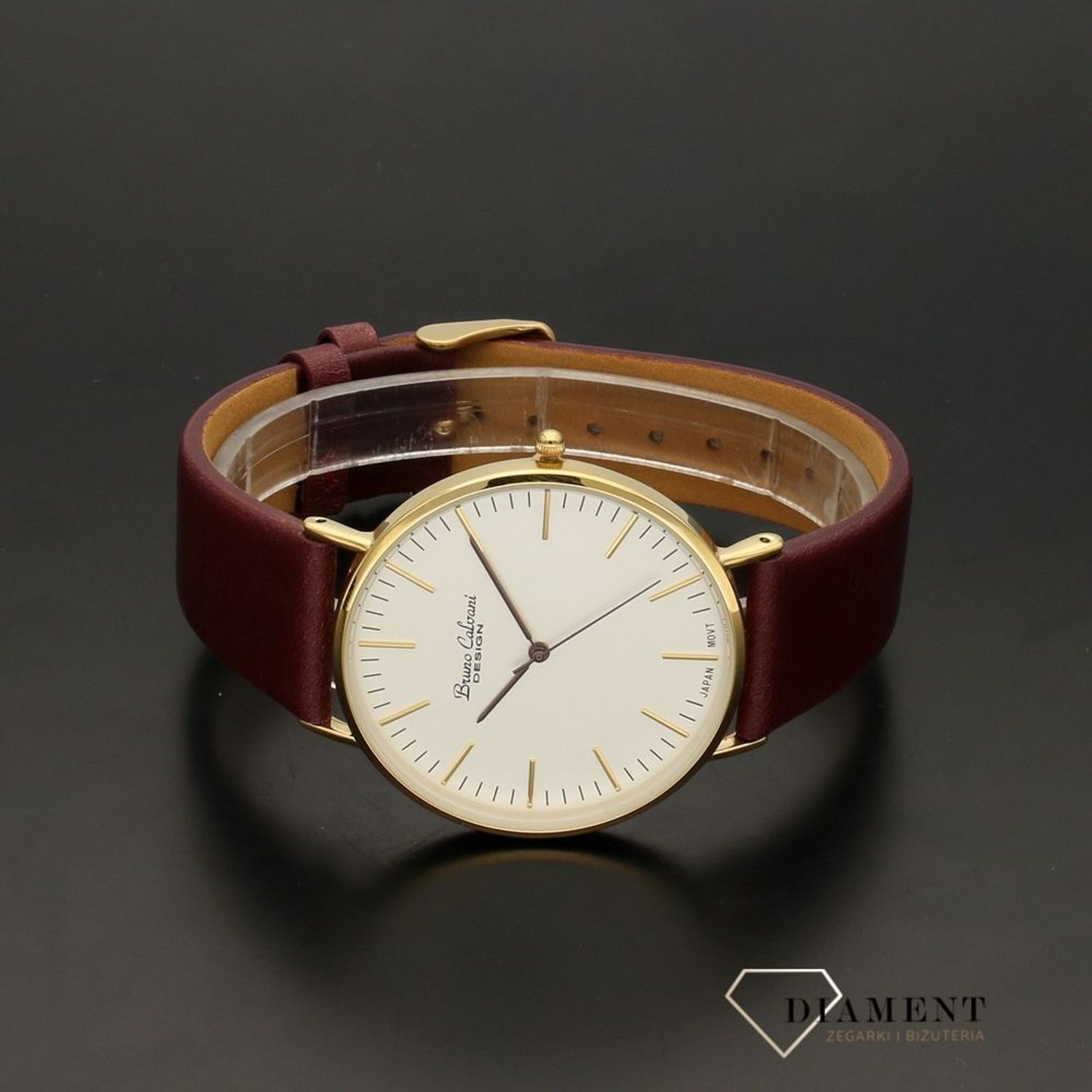 Zegarek męski Bruno Calvani BC90818 z bordowym paskiem (1).jpg